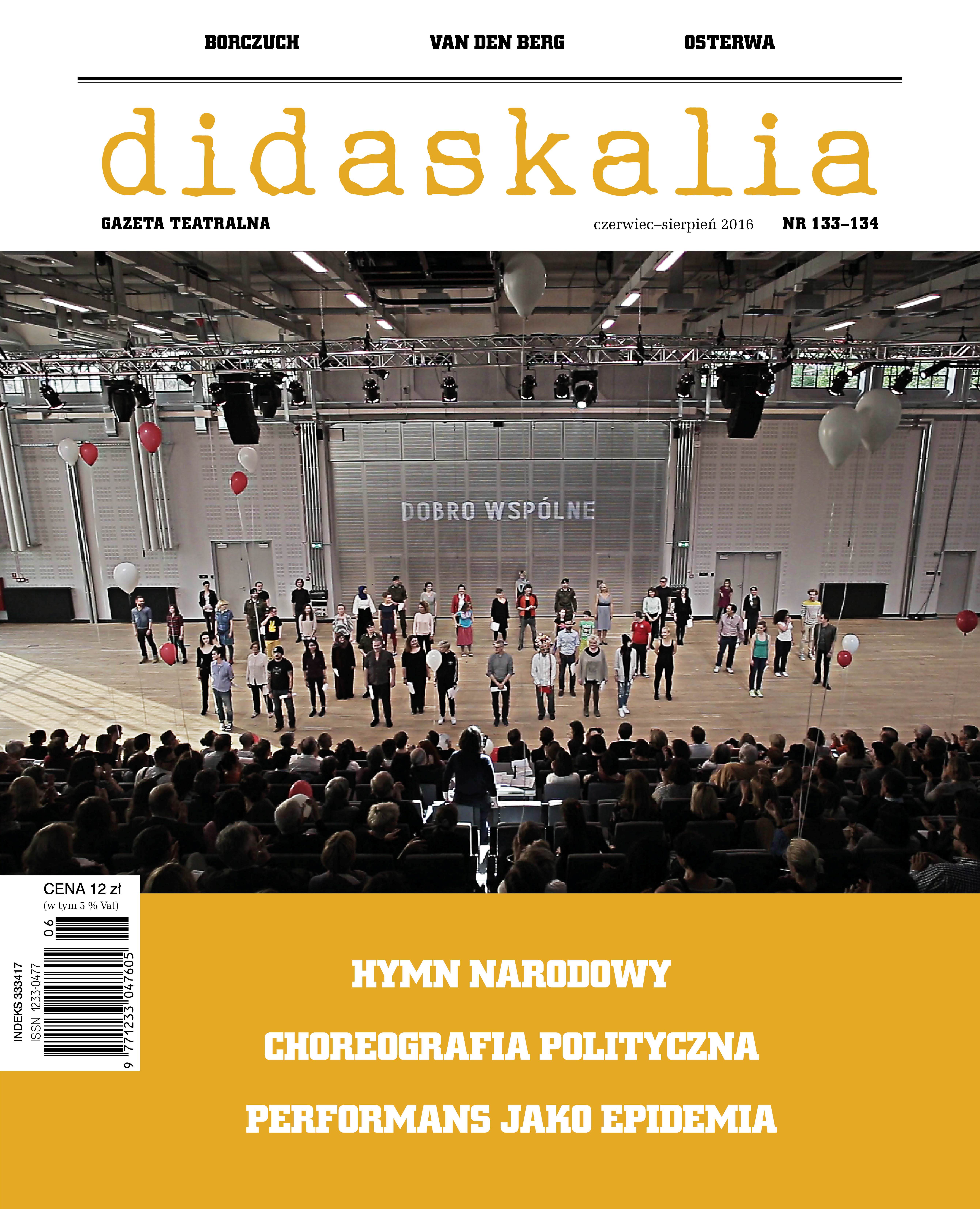 “What Am I Doing in the Theater?”: Michał Borczuch in Conversation with Second-Year Theatrology Students from the Jagiellonian University Cover Image