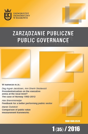 Feedback for a better performing public sector