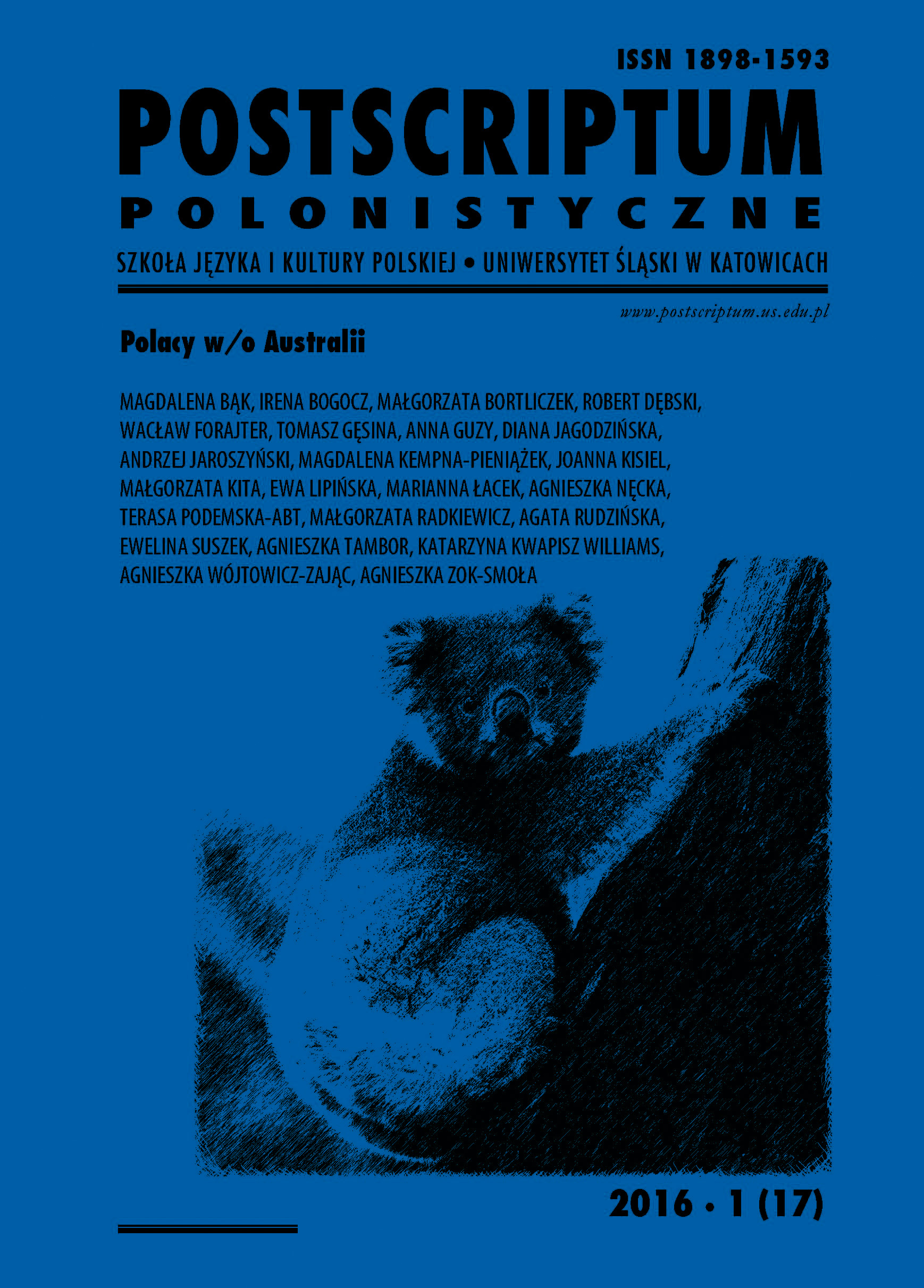 Reviews: Revealing secrets of the country on the other side of the globe. Review of Magdalena Bąk’s book: „Gdzie diabeł (tasmański) mówi dobranoc. Wizerunek Australii w literaturze polskiej” Cover Image