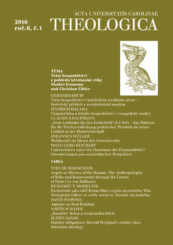 Corporations under the dominance of the financial markets? Orientation marks in socio-ethical perspective Cover Image