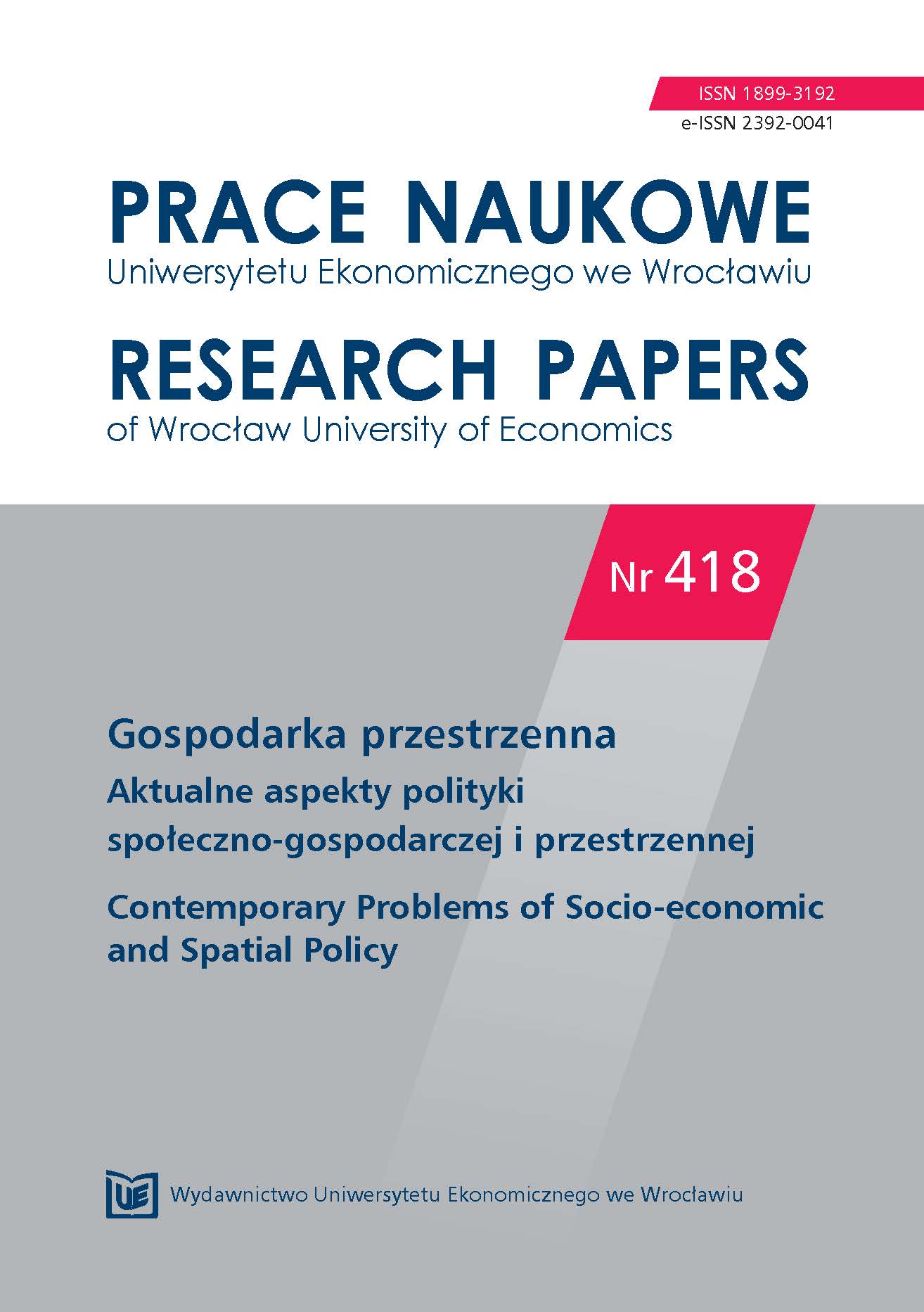 Local and regional authorities as facilitators for the formation, operation and development of clusters (with examples from the Świętokrzyskie Province Cover Image