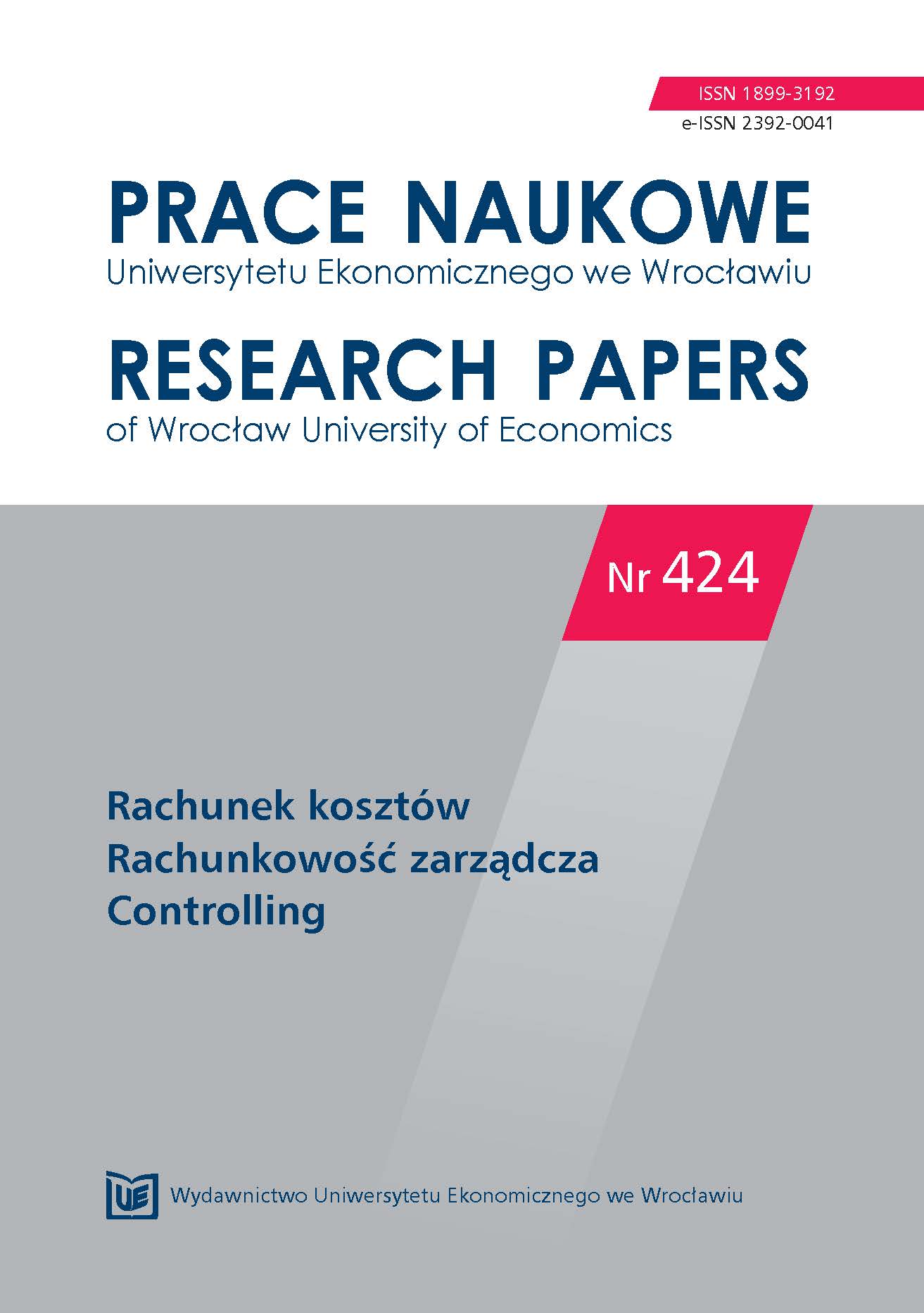 The impact of professional experiences of students of accounting-related specializations on their preferences concerning specification, organization and career in their future work. Cover Image