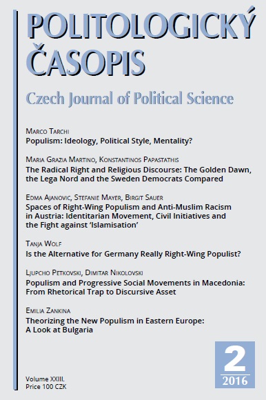 Theorizing the New Populism in Eastern Europe Cover Image