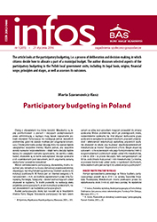 Participatory budgeting in Poland Cover Image