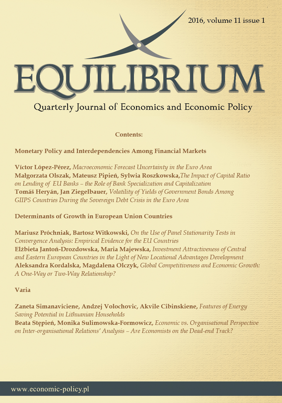 Investment Attractiveness of Central and Eastern European Countries in the Light of New Locational Advantages Development Cover Image