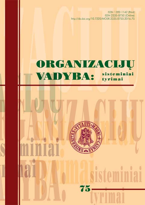 „Idealus lyderis“ Lietuvos sveikatos priežiūros įstaigų darbuotojų požiūriu