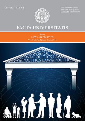BIBLIOGRAPHY OF PAPERS PUBLISHED IN THE JOURNAL FACTA UNIVERSITATIS, SERIES LAW AND POLITICS (1997–2015)