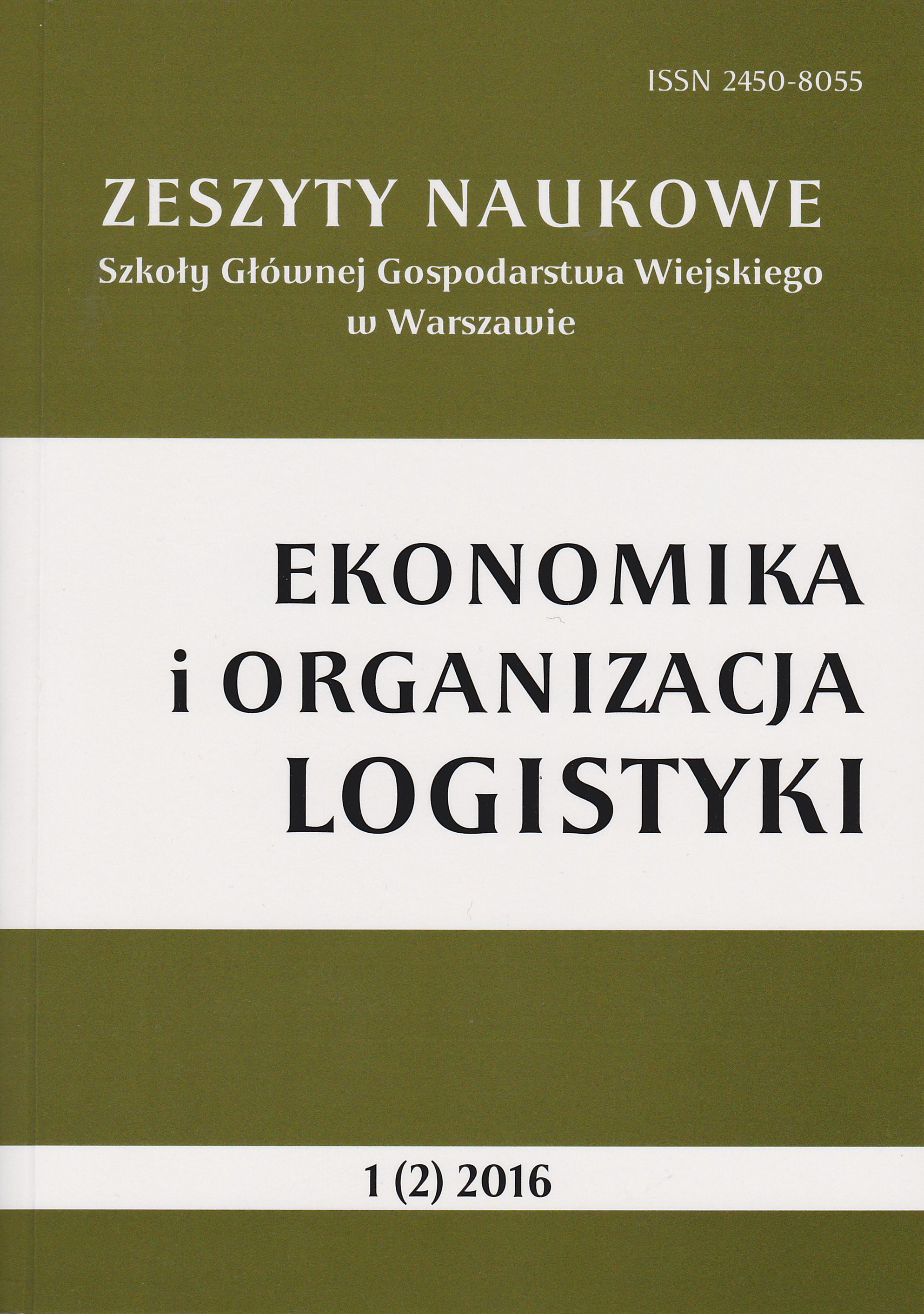 Społeczna odpowiedzialność przedsiębiorstw 
w zarządzaniu logistycznym