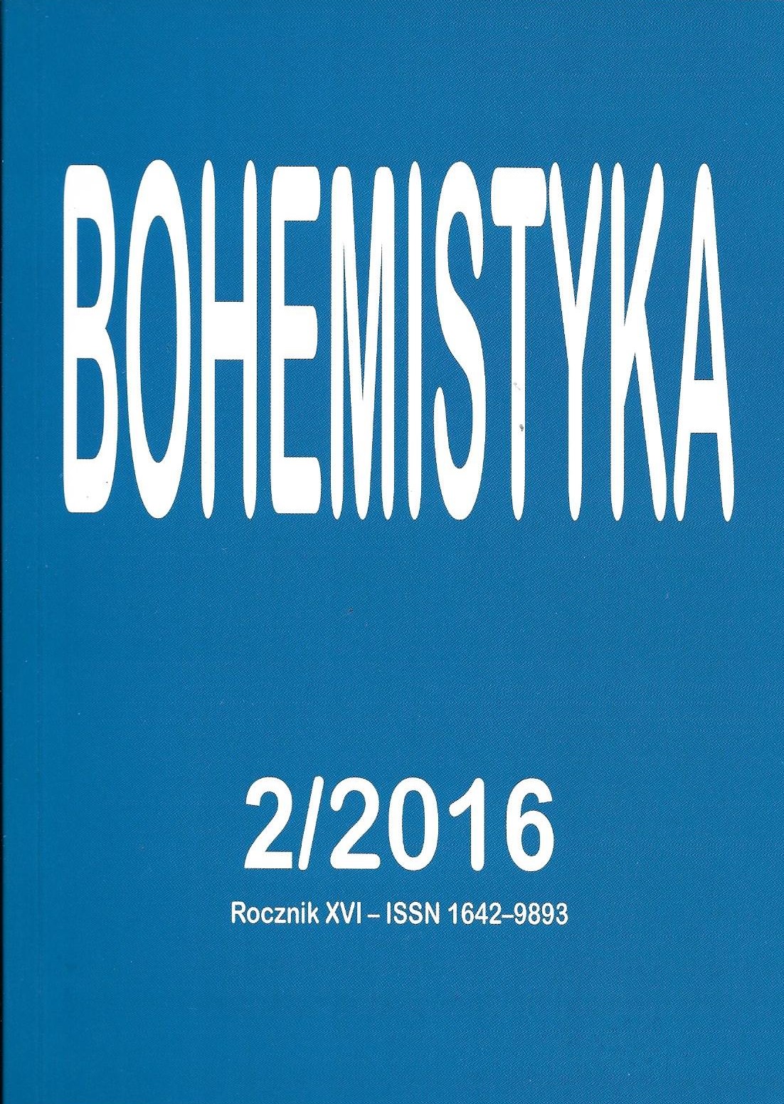 The image of Czechs and other nations in the Czech, online discourse. Possible new national auto- and stereotypes? Cover Image