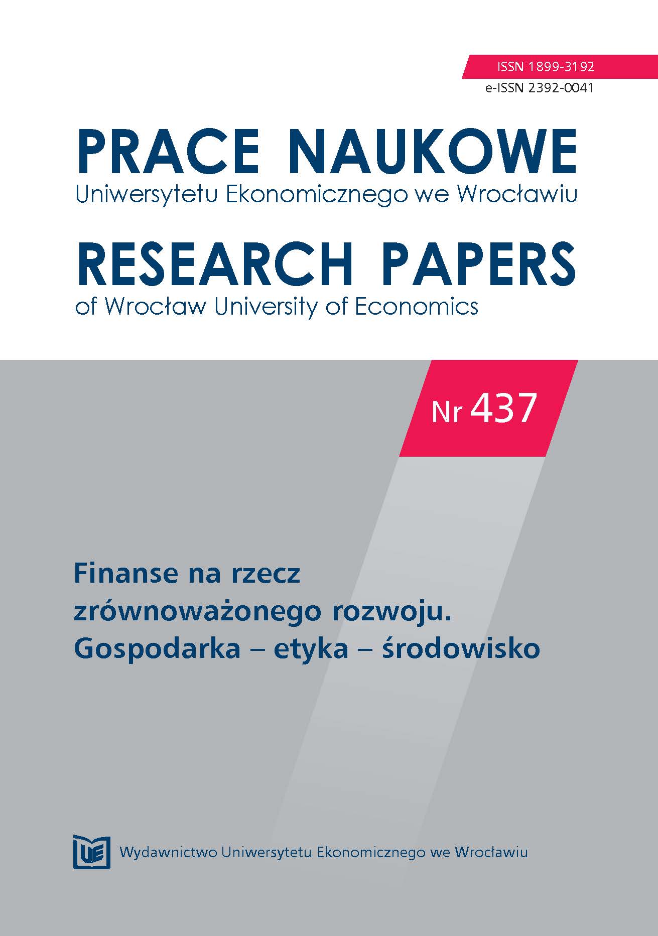 Income-risk in value-based investing in Central and Eastern European countries (CEECs – based on the companies reflected in socially responsible indices Cover Image