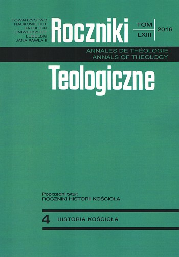 Kościół rzymskokatolicki na ziemiach polskich podczas II wojny światowej w świetle literatury pamiętnikarsko-wspomnieniowej (1990-2012) Cover Image