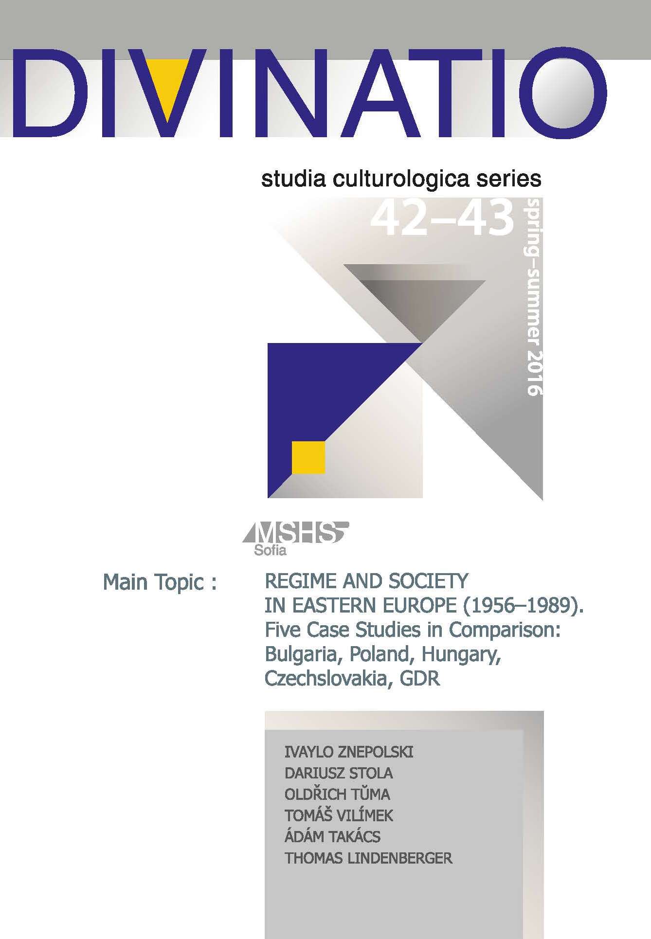 Incidents in Czechoslovakian “Socialist Management” between 1956 and 1989: Conﬂict and Reconciliation Cover Image