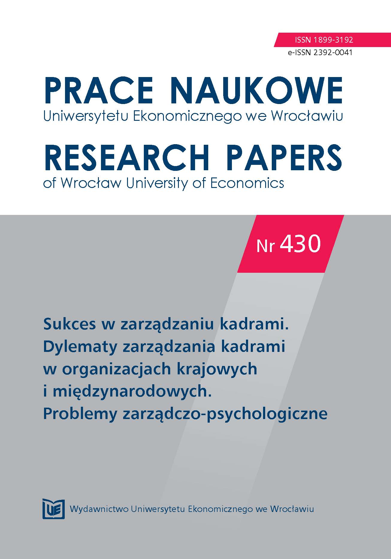 Źródła satysfakcji zawodowej w środowisku pracowników wiedzy na przykładzie prawników