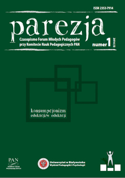 The release of subjectivity by freeing up school time. On the commodification of identity, culture of competence and a certain possibility of escaping compulsory individualization Cover Image