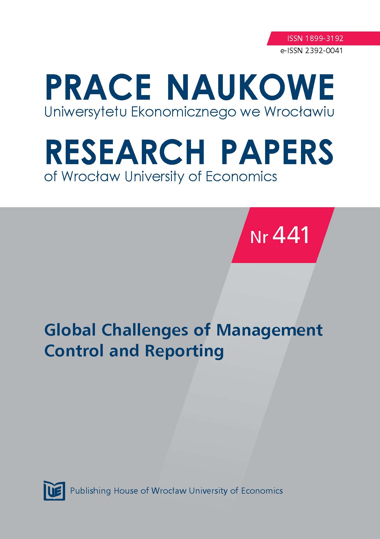 Bankruptcy prediction and financial statements. The reliability of a financial statement for the purpose of modelling Cover Image