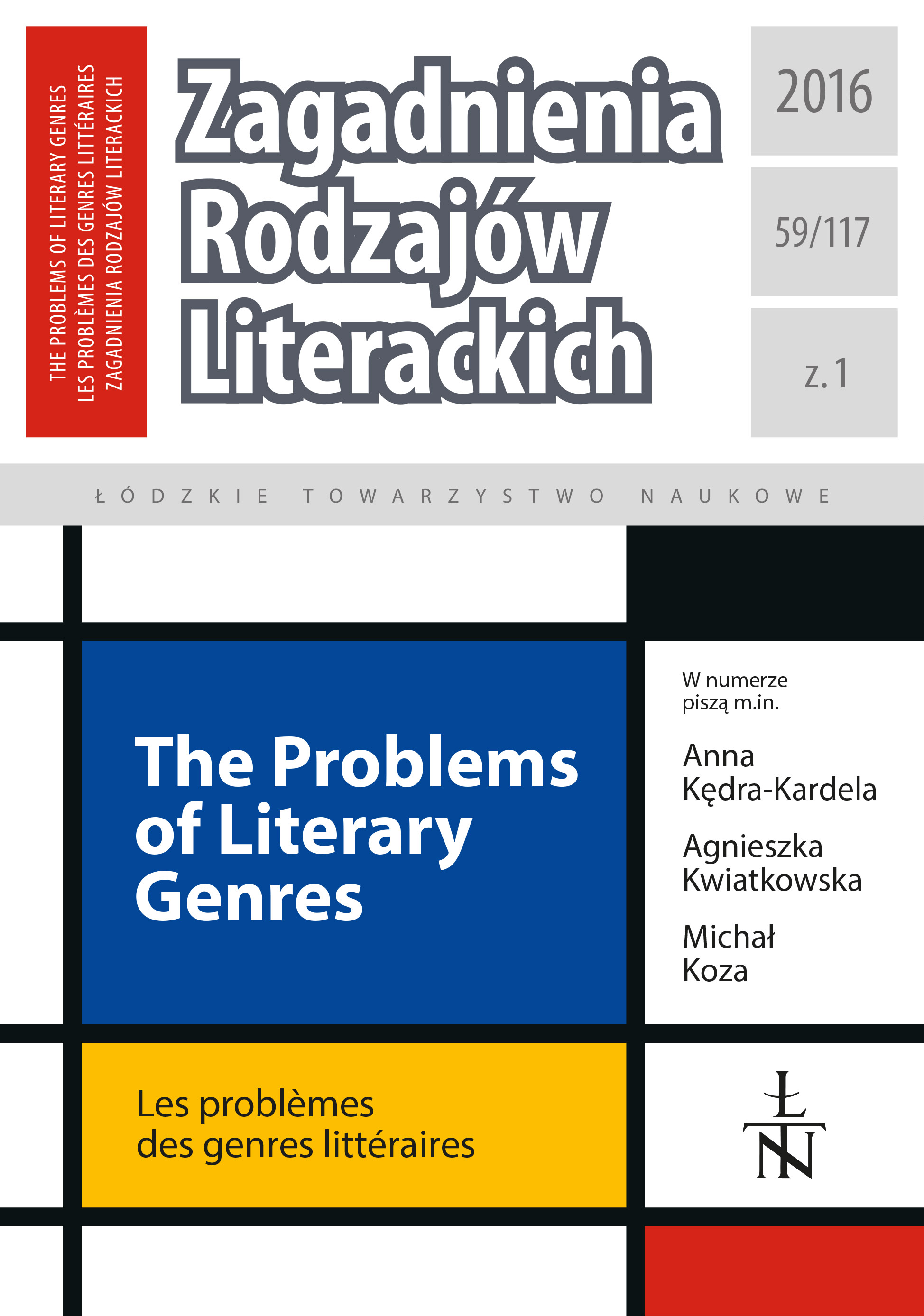 Materials to "The Companion of the Literary Genres" Cover Image