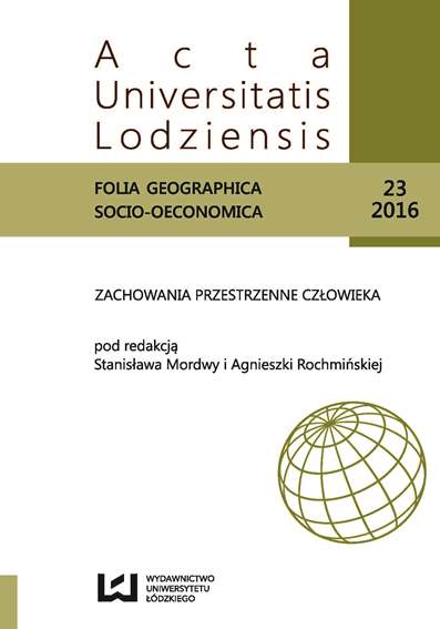 Endogenous factors in economic development small city - comperative study. Example Uniejów and Dąbie on the Ner Cover Image