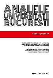 “Stripped of All Phrases”. Romanian Politics and Romanian National Expenditures