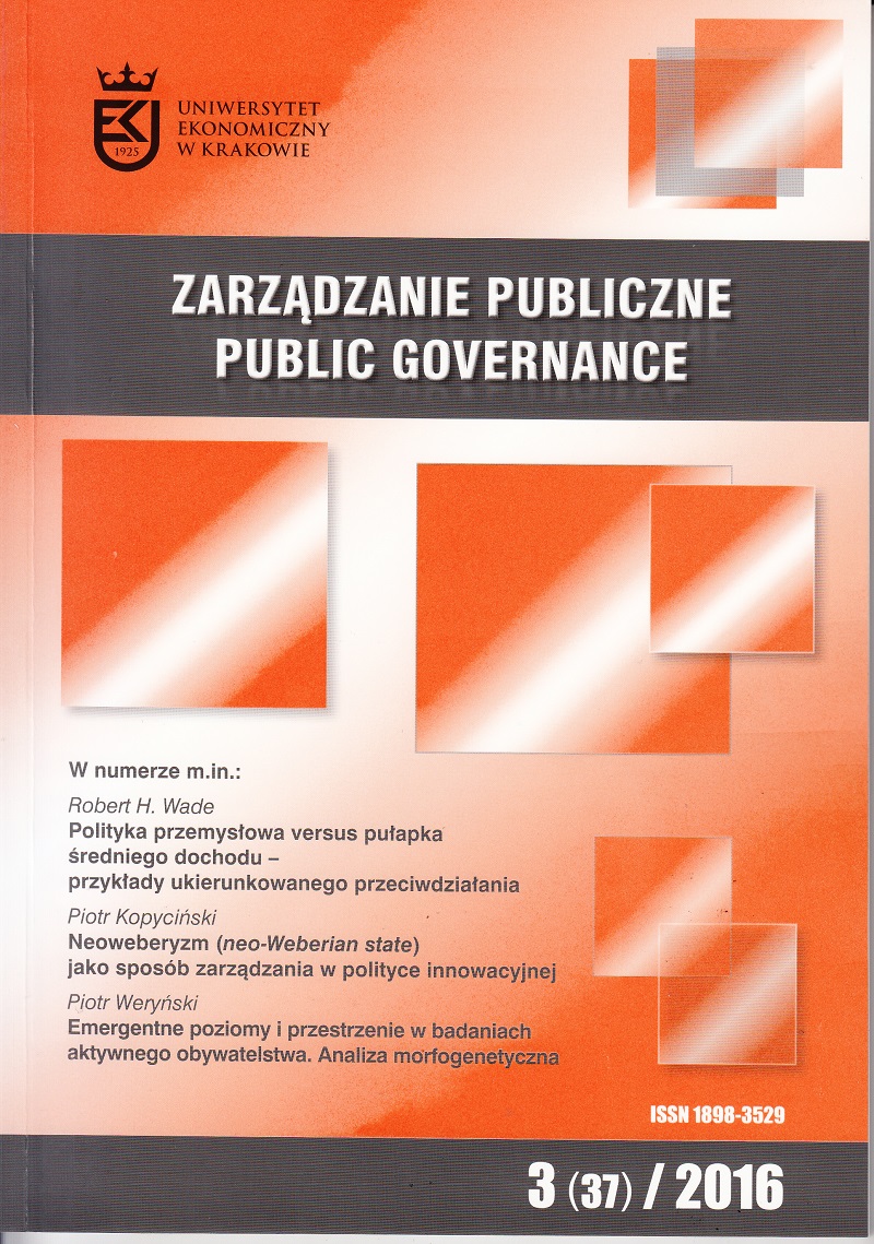 DELIMITATION OF FUNCTIONAL URBAN AREAS OF SUPRA-LOCAL IMPORTANCE FOR THE PURPOSES OF SPATIAL PLANNING – ON THE EXAMPLE OF THE ŁÓDZKIE VOIVODESHIP Cover Image