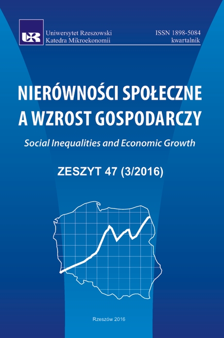 Rola polityki fiskalnej w ograniczaniu nierówności dochodowych w warunkach kryzysu ekonomicznego – doświadczenia wybranych państw UE