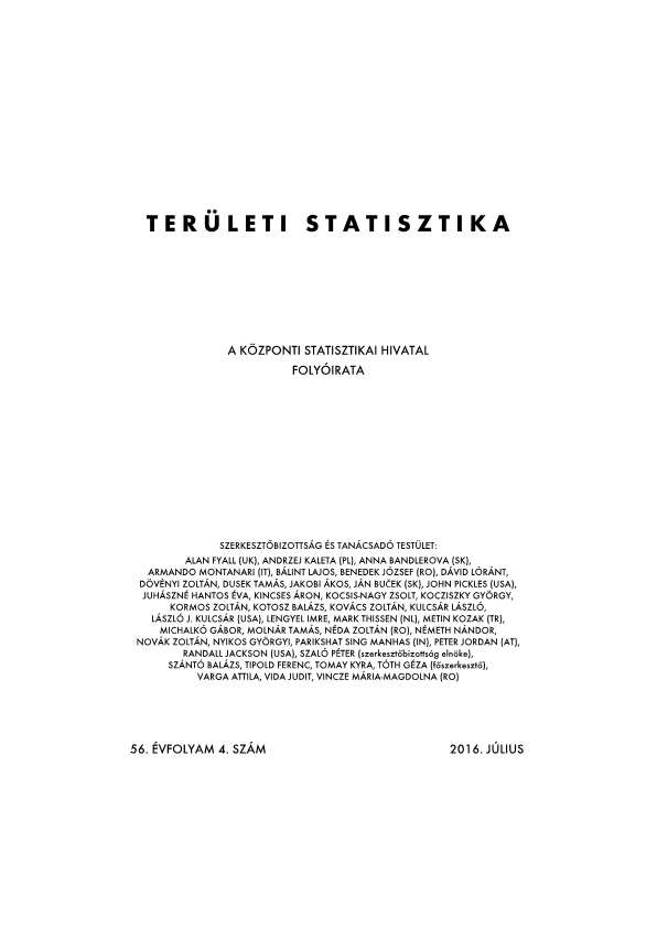 The role of small towns in the spatial mobility of labour force according to the commuting Cover Image