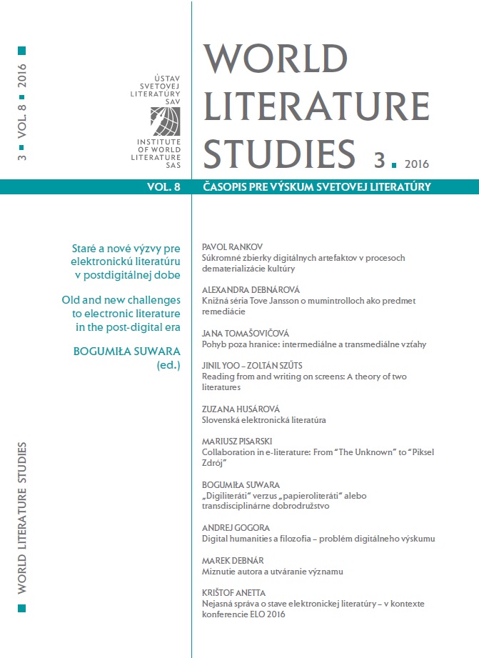 Collaboration in e-literature Cover Image
