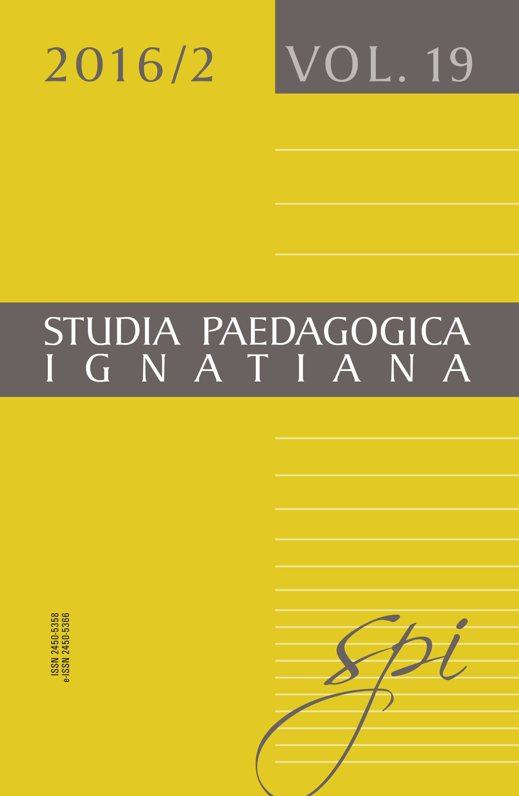 “Szkoła” as a Source in Historical and Pedagogical 
Research into the Polish Educational Institutions of the Partitions Period Cover Image