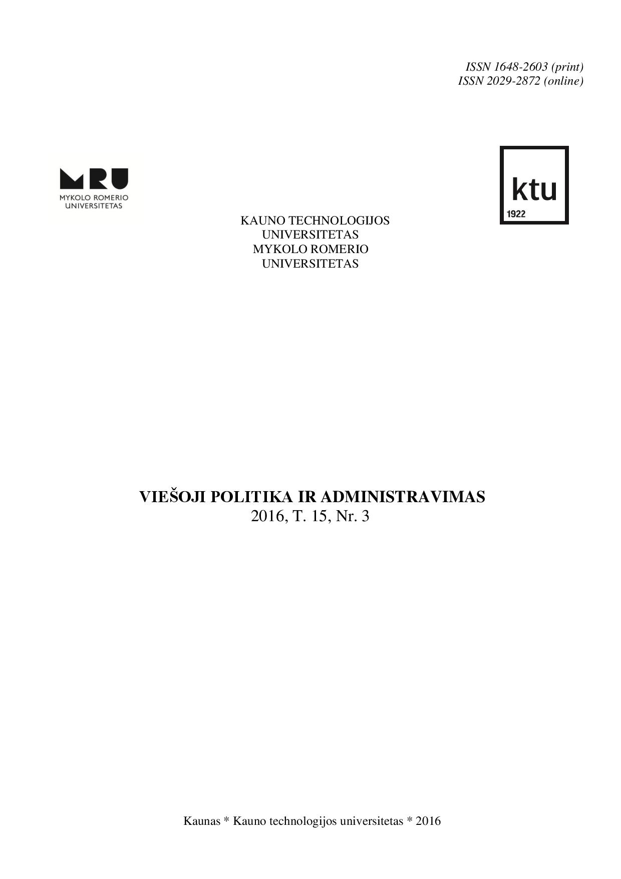 The Effect of Global Financial Crisis on Subjective Well-being and Work Conditions of the Public and Private Sector Employees Cover Image