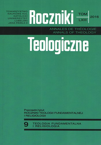 Rev. Tomasz Kostecki, Church as the Way of Life of Every Man. Anthropological Credibility of the Church and Its Justification in the Light of the Teaching of John Paul II Cover Image