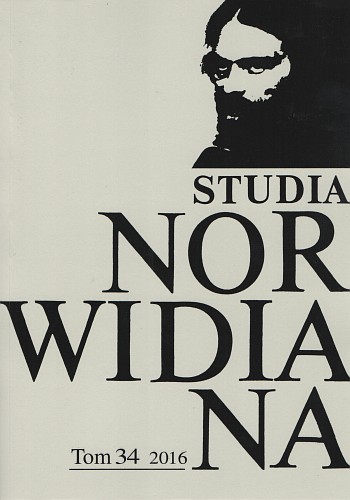 An outline of anthropology of culture in Norwid’s oeuvre Cover Image