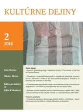 Kultúrna činnosť katolíckej cirkvi v Československu v rokoch 1945 – 1948 : analýza kultúrnych časopisov Nová práca a Verbum