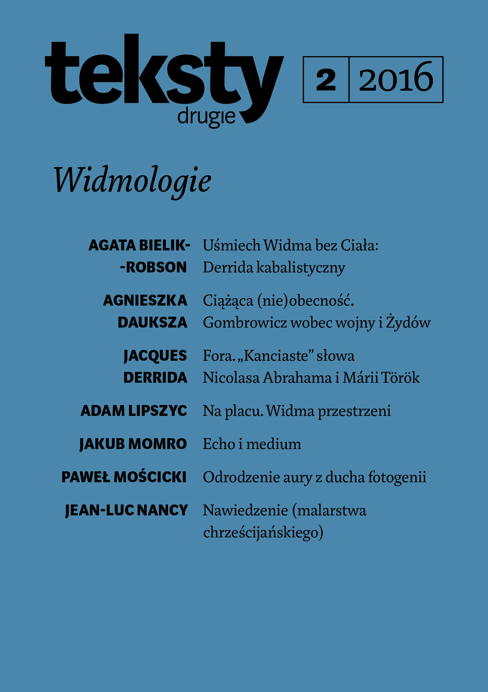 Uśmiech Widma bez Ciała: kabalistyczna baśń z Derridą w tle