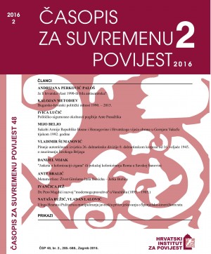 The Political and Security Circumstances of Ante Paradžik’s Death Cover Image