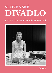 SLOVENSKÁ TEATROLÓGIA PO ROKU 1989 A FEMINIZMY