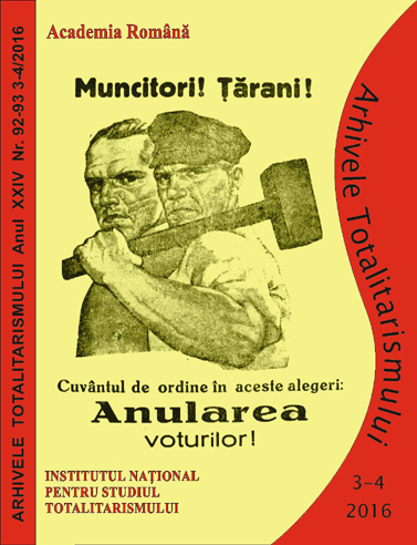 Communists and Socialists in the General Elections of Interwar Romania (1926-1933). A Comparative Analysis, I Cover Image