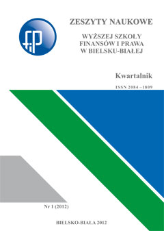 SELECTED IMPLICATIONS OF THE CREATION OF THE BANKING UNION FOR THE ACCESSION OF POLAND INTO THE EUROZONE Cover Image