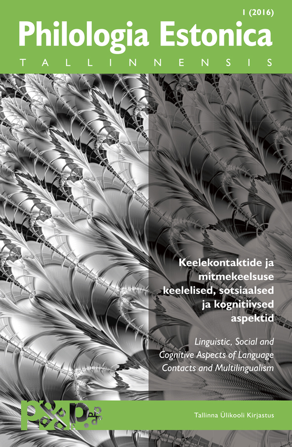 Eesti-läti koodikopeerimine: adaptsioon ja impositsioon