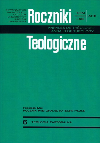 Gaudium set spes as an Inspiration for the Pastoral Care of the Family in Poland Cover Image