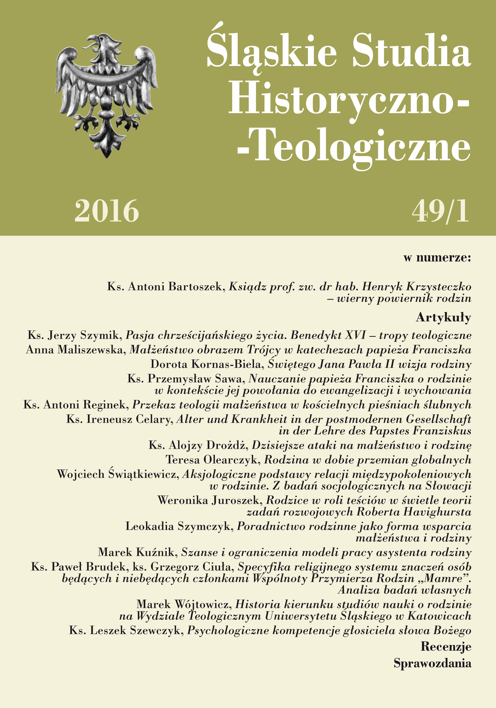 Pasja chrześcijańskiego życia. Benedykt XVI – tropy teologiczne