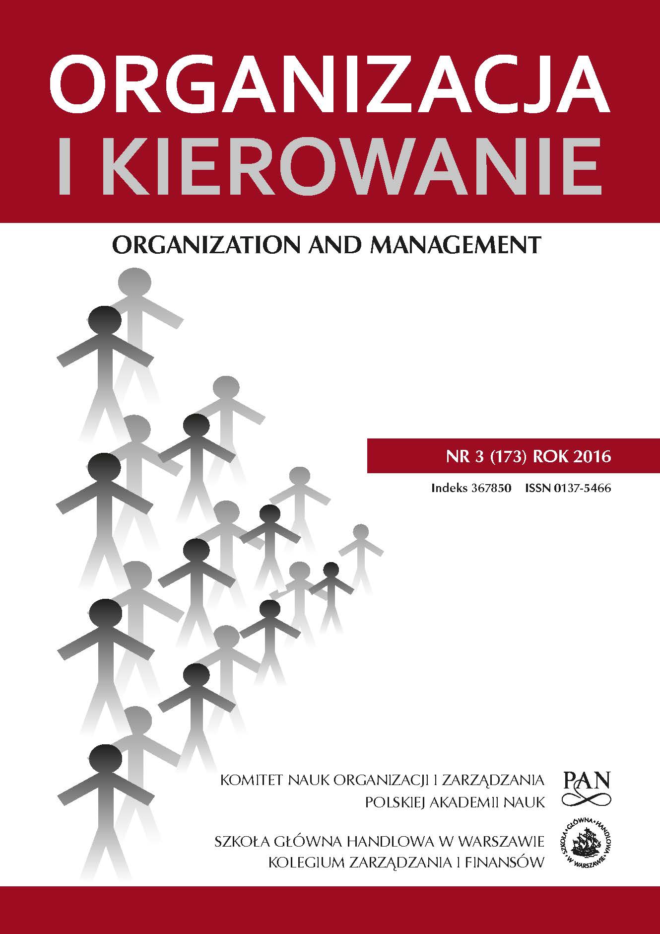 Competencies of managerial staff in HRM from the perspective of the performance results gained by Polish and foreign companies in Poland Cover Image