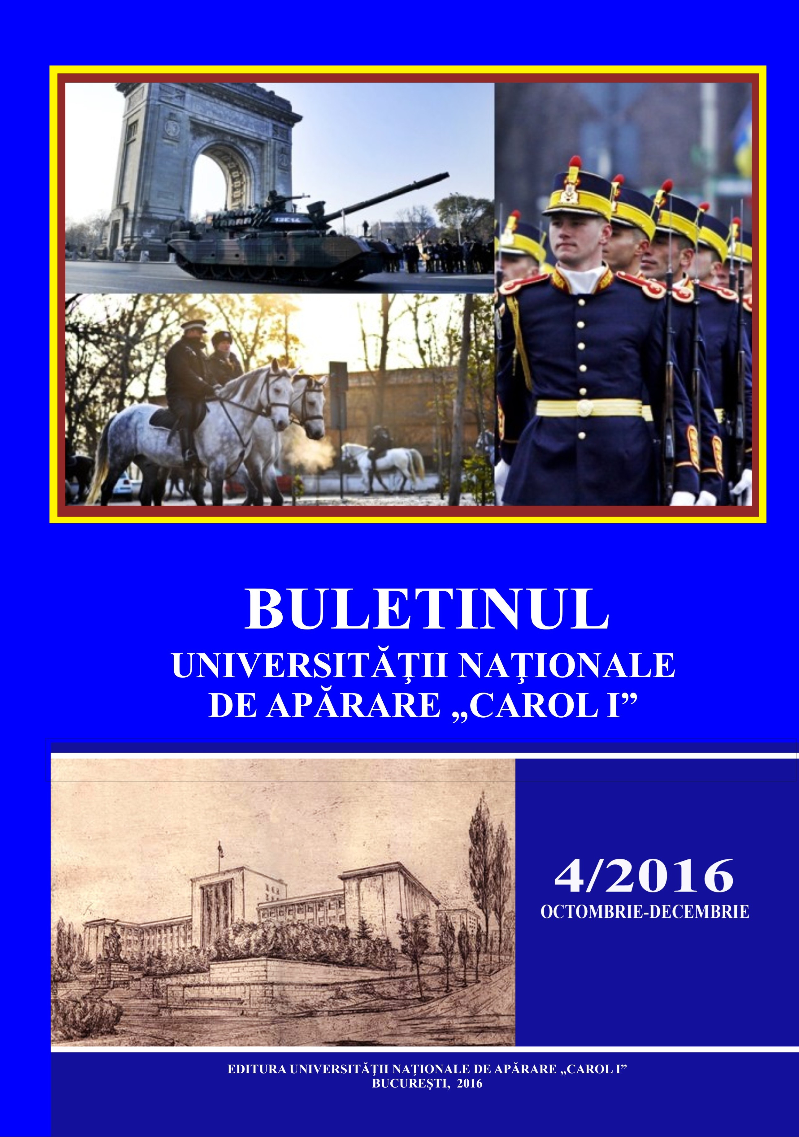 PARTICULARITIES ON TESTING THE MOTION
CAPABILITIES OF THE CANDIDATES RECRUITED FOR THE MILITARY PROFESSION IN THE ROMANIAN ARMED FORCES Cover Image