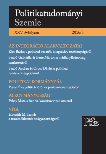 Orbán, Vona, Gyurcsány. Integrative Activities of Political Leaders at the Time of the Migration Crisis Cover Image