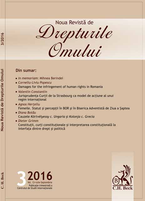 Summary of NCCD jurisprudence. Sexual orientation criterion – years 2008-2015 Cover Image