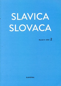 Current State of Language and Confession of Slovaks in Croatia and Impact on Possibilities of Revitalization Cover Image