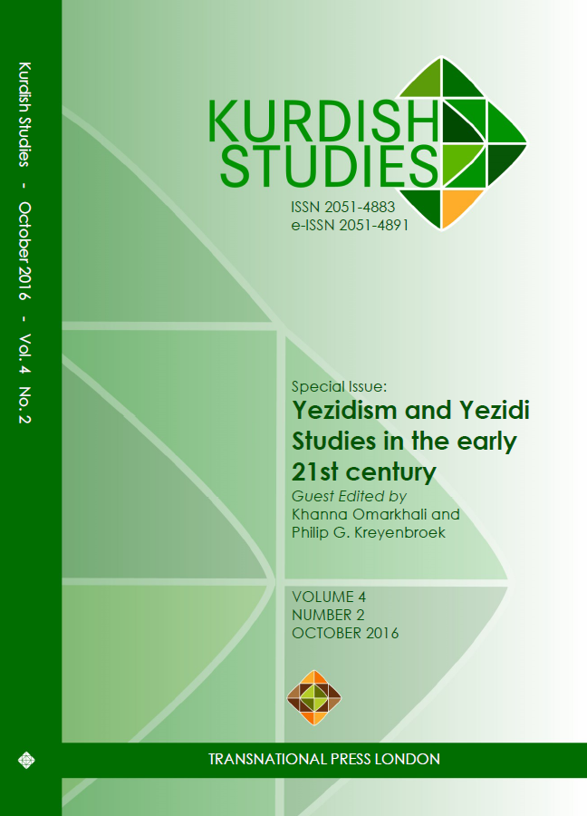 Introduction to the special issue: Yezidism and Yezidi Studies in the early 21st century Cover Image