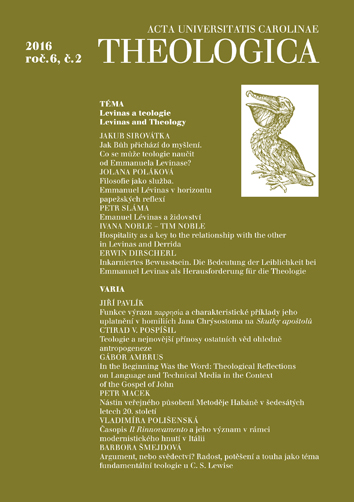 Values of the expression παρρησία and specific instances of its use in John Chrysostom’s homilies on the Acts of the Apostles Cover Image