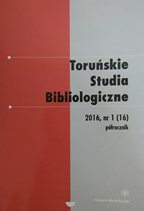 Informacja o nowych publikacjach polskich bibliologów i informatologów w przestrzeni sieciowej (część 1)