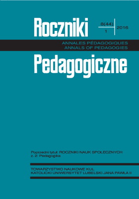 International Scientific Conference “Modern Methods and Forms of Stimulating the Development of Children and Youths in the Family and Local Environment”, Rzeszów, 5th November 2015