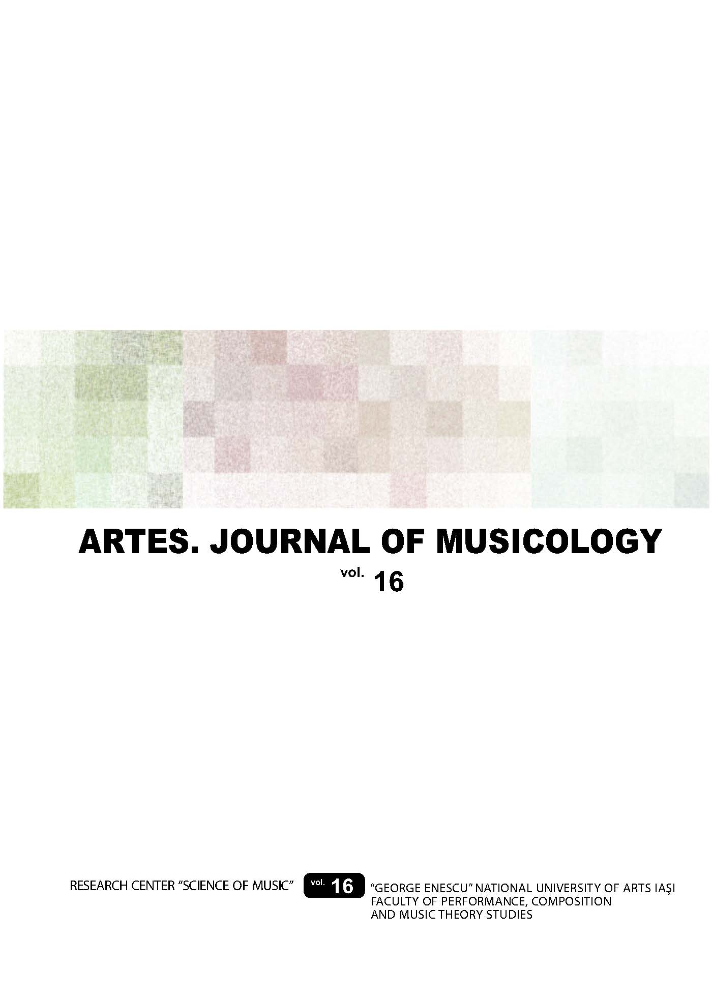 Required Dichotomies in the Romanian (Music) History – Regarding Antique and Medieval Eras Cover Image