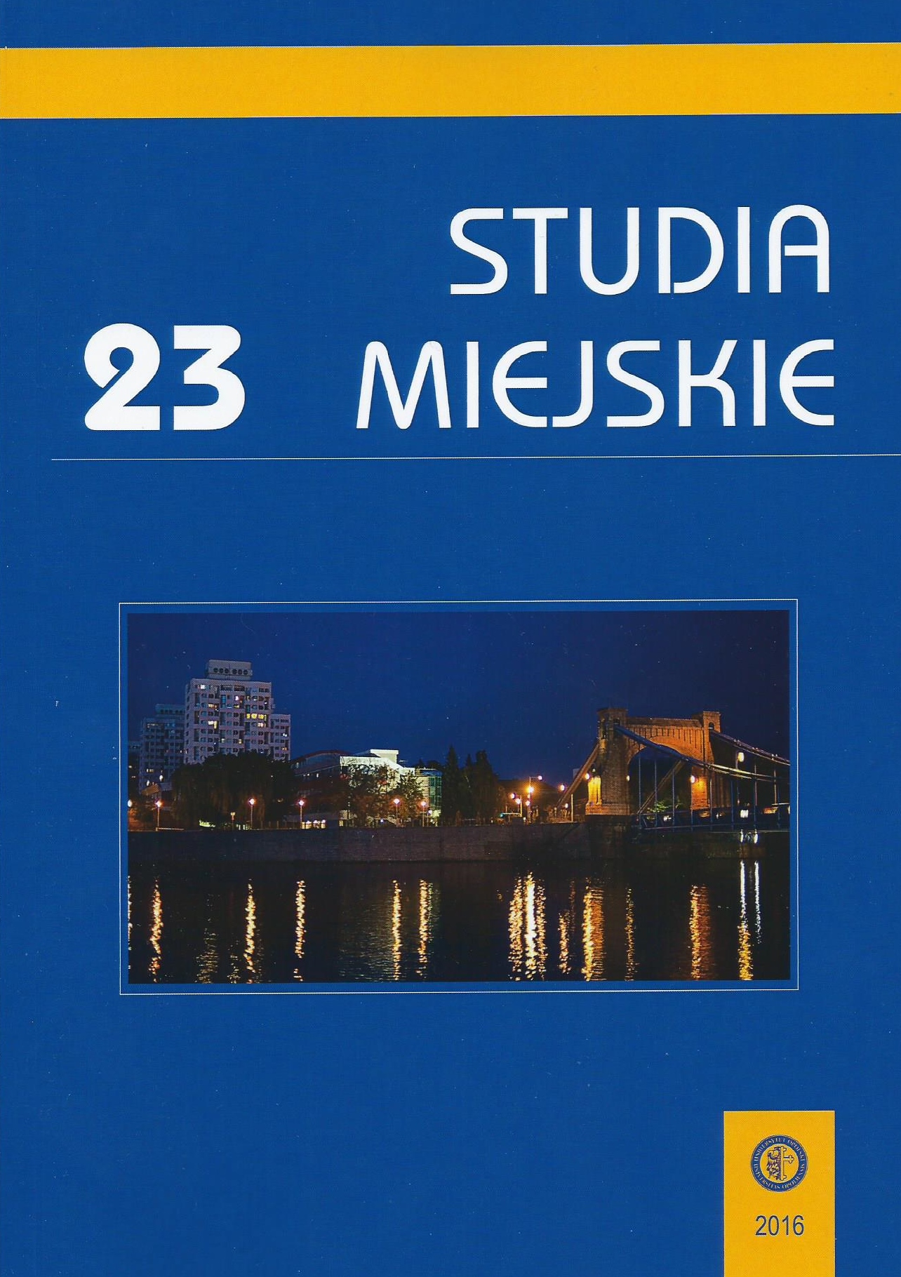 Evolution of central districts in Łódź in the context of urban shrinkage. Contemporary challenges Cover Image